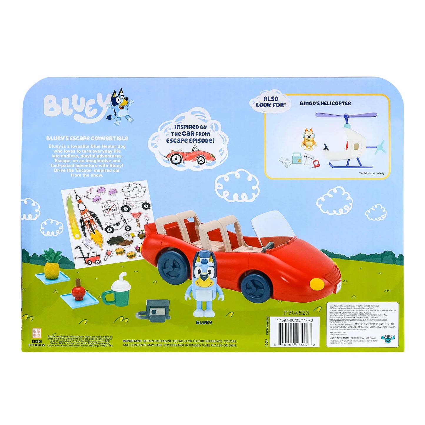 , Convertible Vehicle, Includes Figure and 4 Accessories, Toddler Toy