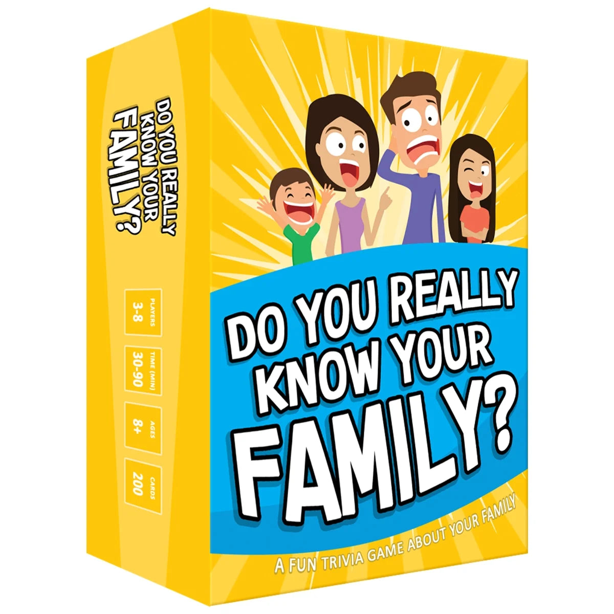 Do You Really Know Your Family? Fun Family Card Game, Ages 8+,