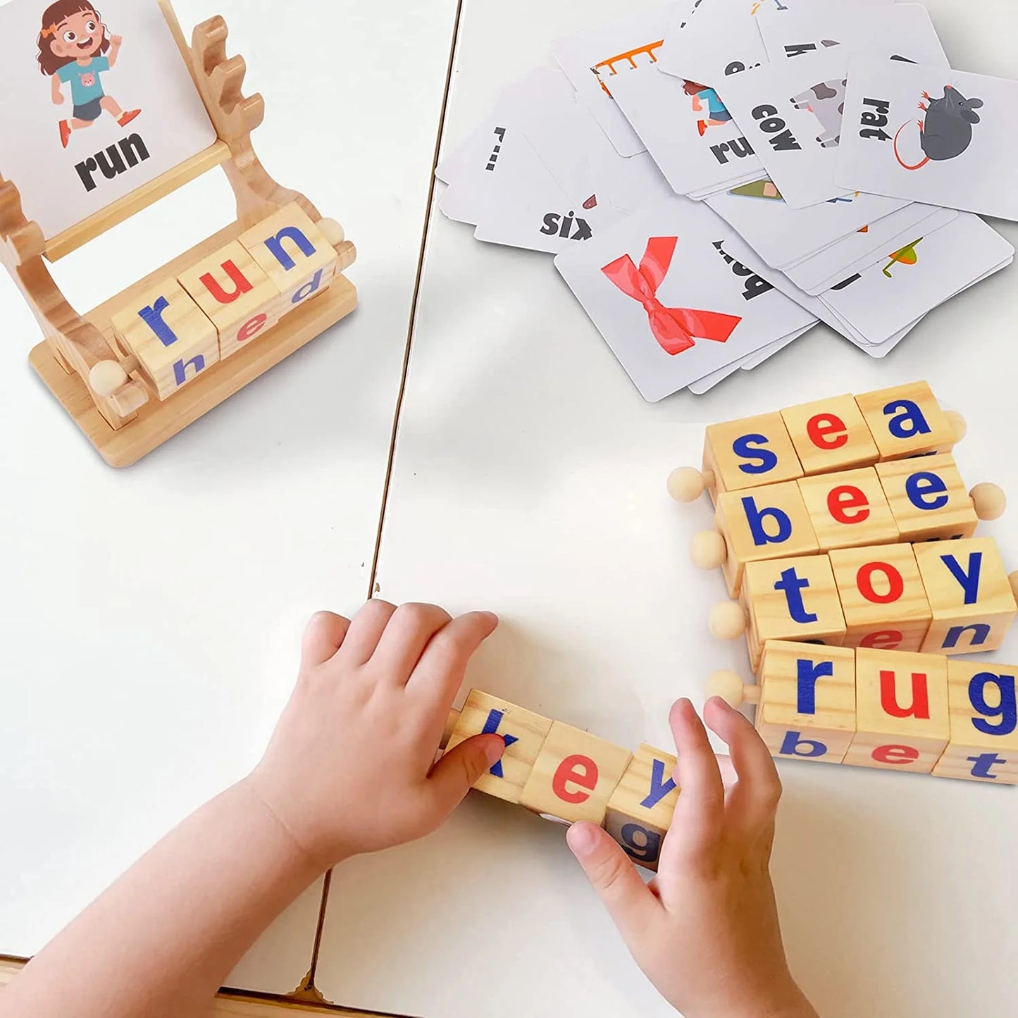 Educational Toys for Toddlers 3 4 5 Years Old, Sight Words Montessori Alphabet Learning Toys for Preschool Boys Girls