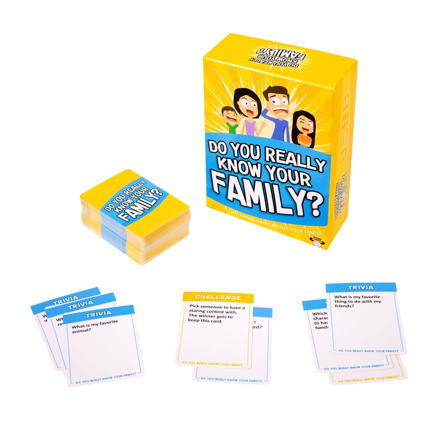 Do You Really Know Your Family? Fun Family Card Game, Ages 8+,
