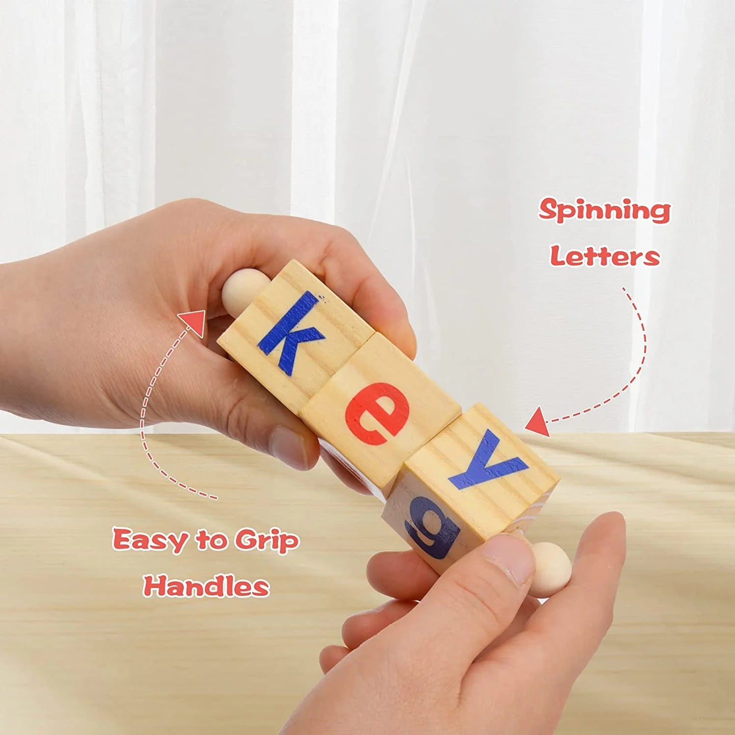 Educational Toys for Toddlers 3 4 5 Years Old, Sight Words Montessori Alphabet Learning Toys for Preschool Boys Girls