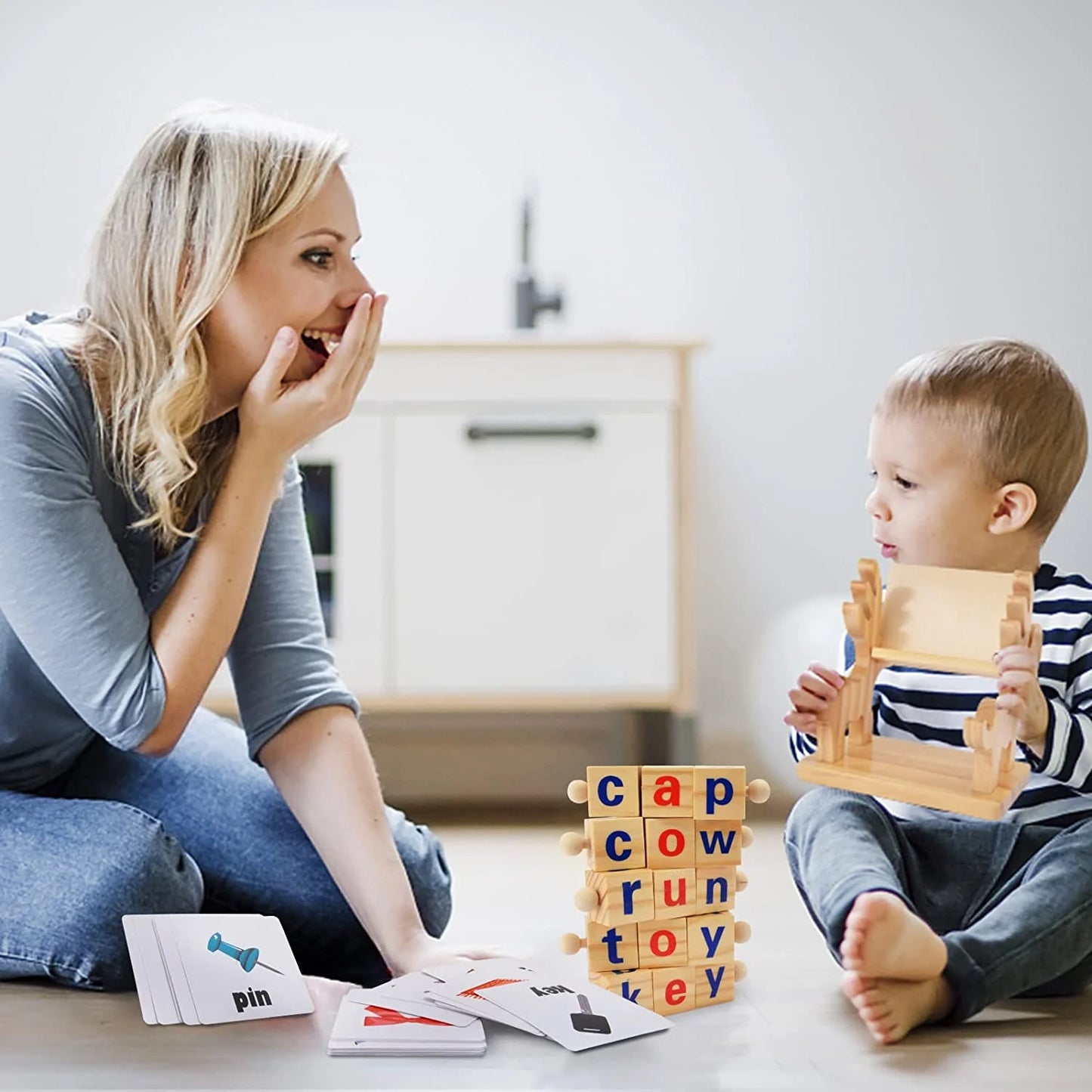 Educational Toys for Toddlers 3 4 5 Years Old, Sight Words Montessori Alphabet Learning Toys for Preschool Boys Girls