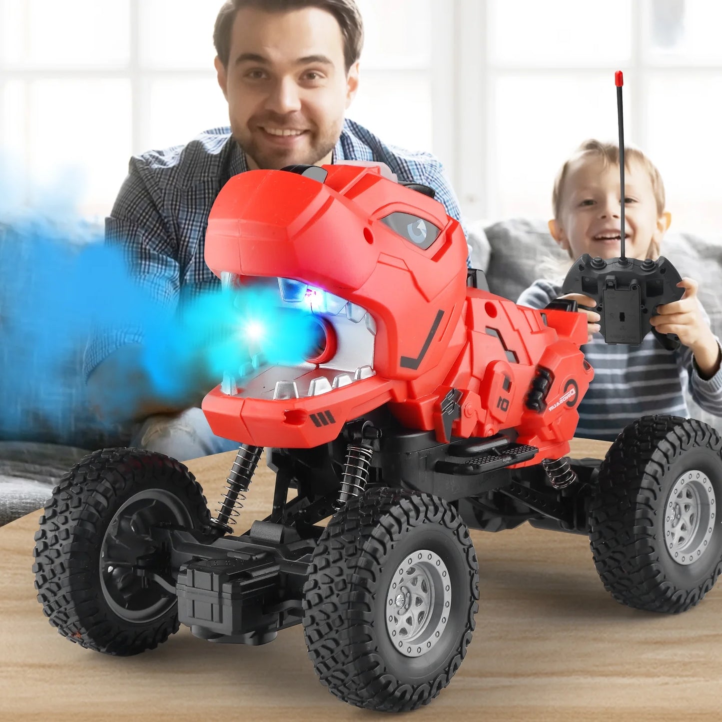 Dinosaur Remote Control Car Monster Trucks RC Car Toys for Boys Kids and Toddlers 1:16 Scale Christmas Birthday Gifts