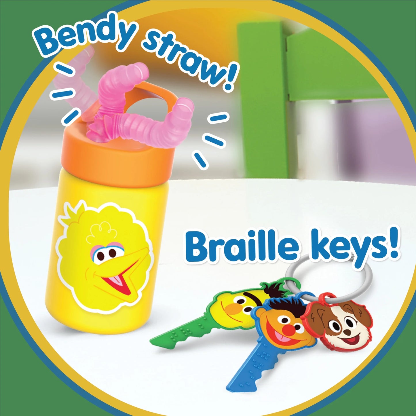 Have a Sesame Day 7-Piece Bag Set, Dress up and Pretend Play, Kids Toys for Ages 2 Up