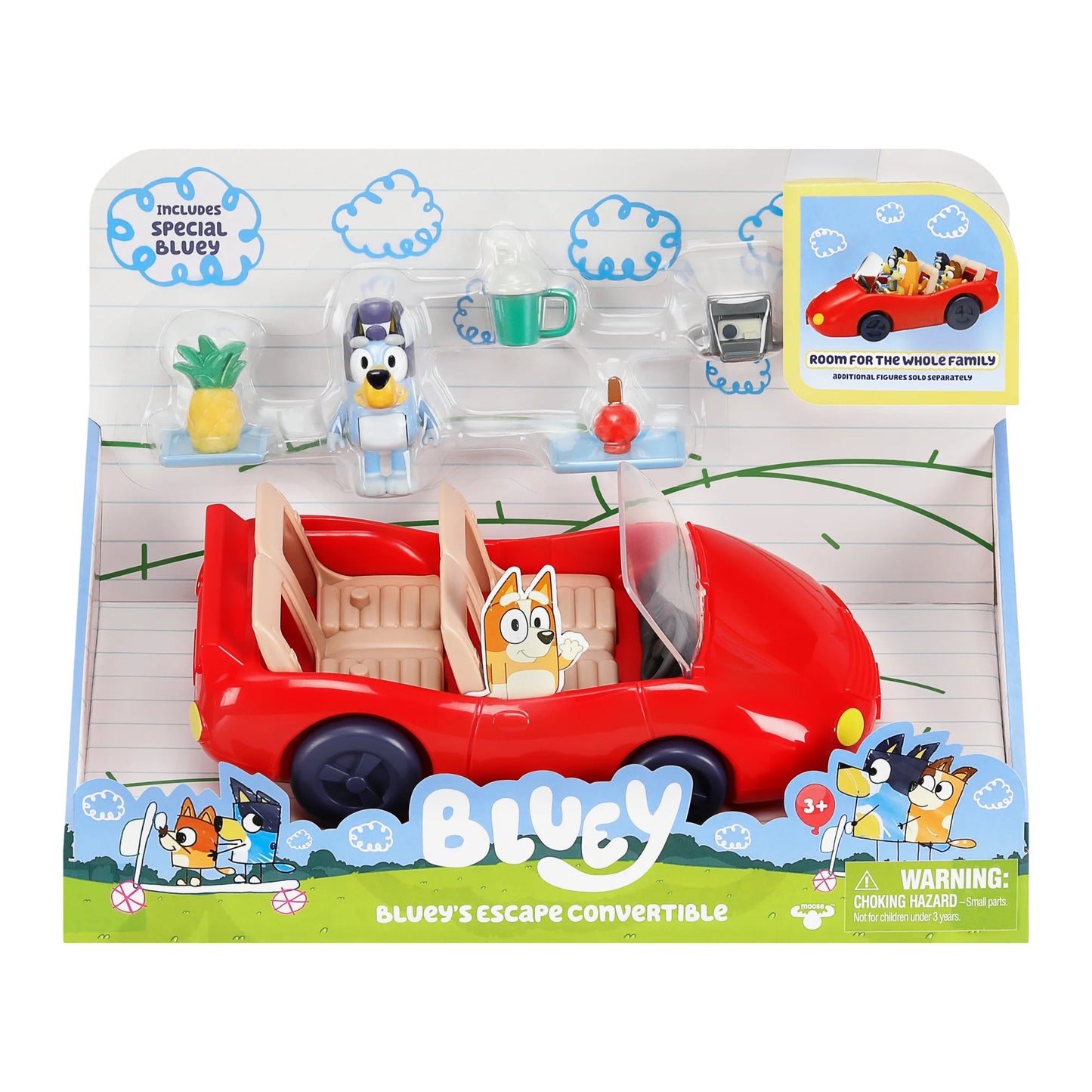 , Convertible Vehicle, Includes Figure and 4 Accessories, Toddler Toy