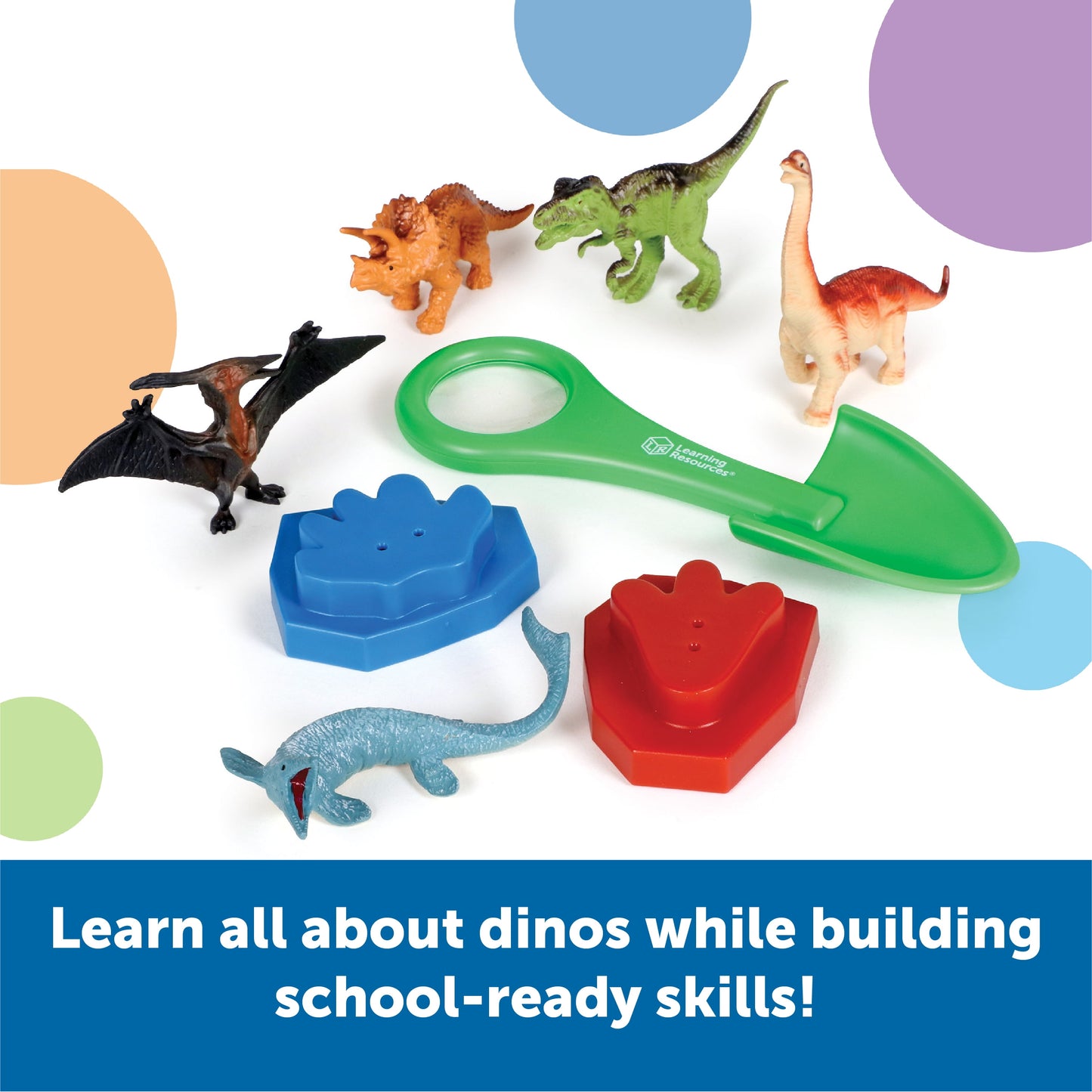 Skill Builders! Dinosaur Activity Set,22 Pieces, Ages 4+, Preschool Learning Activities, Preschool Science, Preschool Activity Book ,Dinosaur Toys, Dino Toys, Jurassic Toys