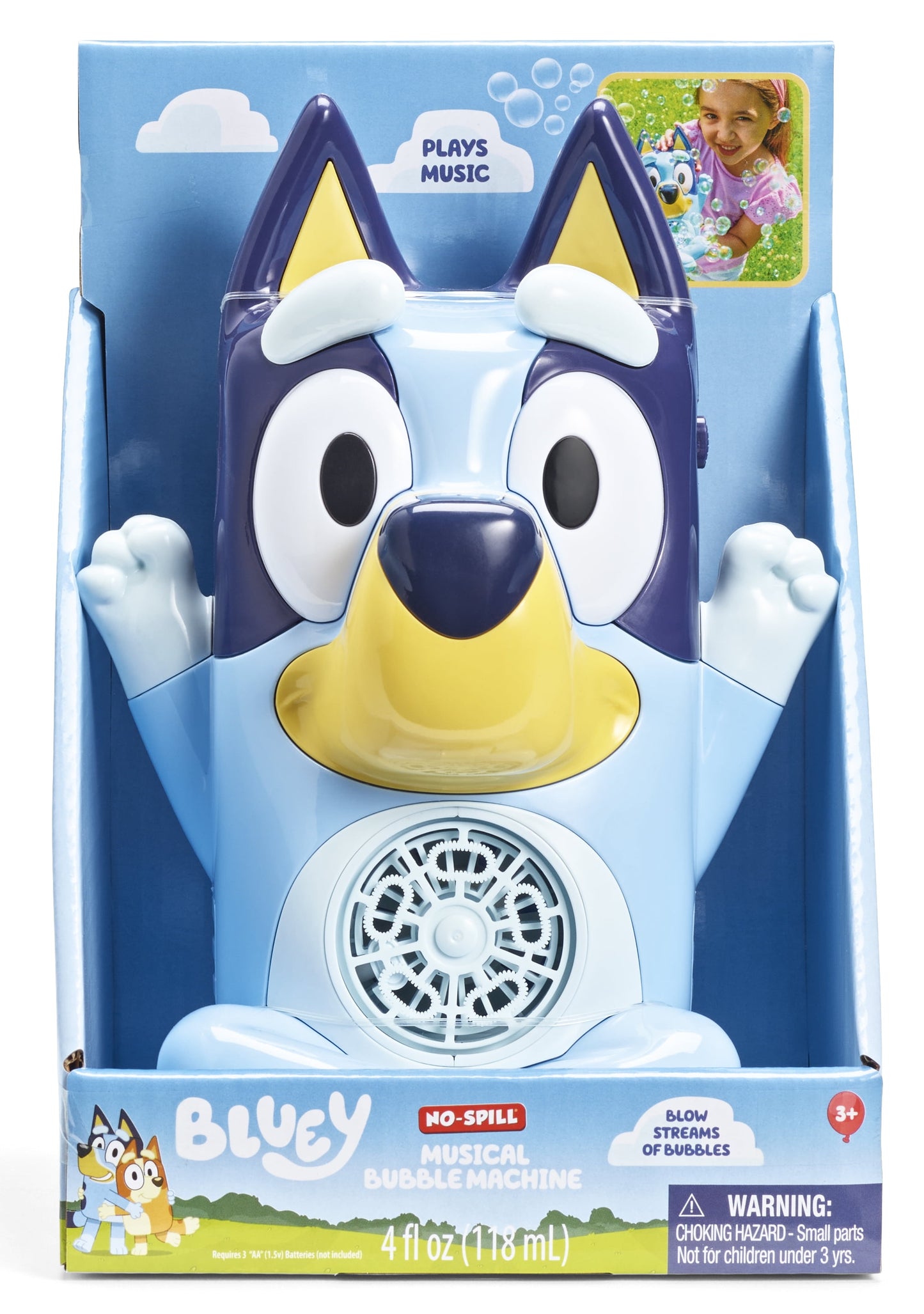 Little Kid Inc. No Spill Musical Bubble Machine