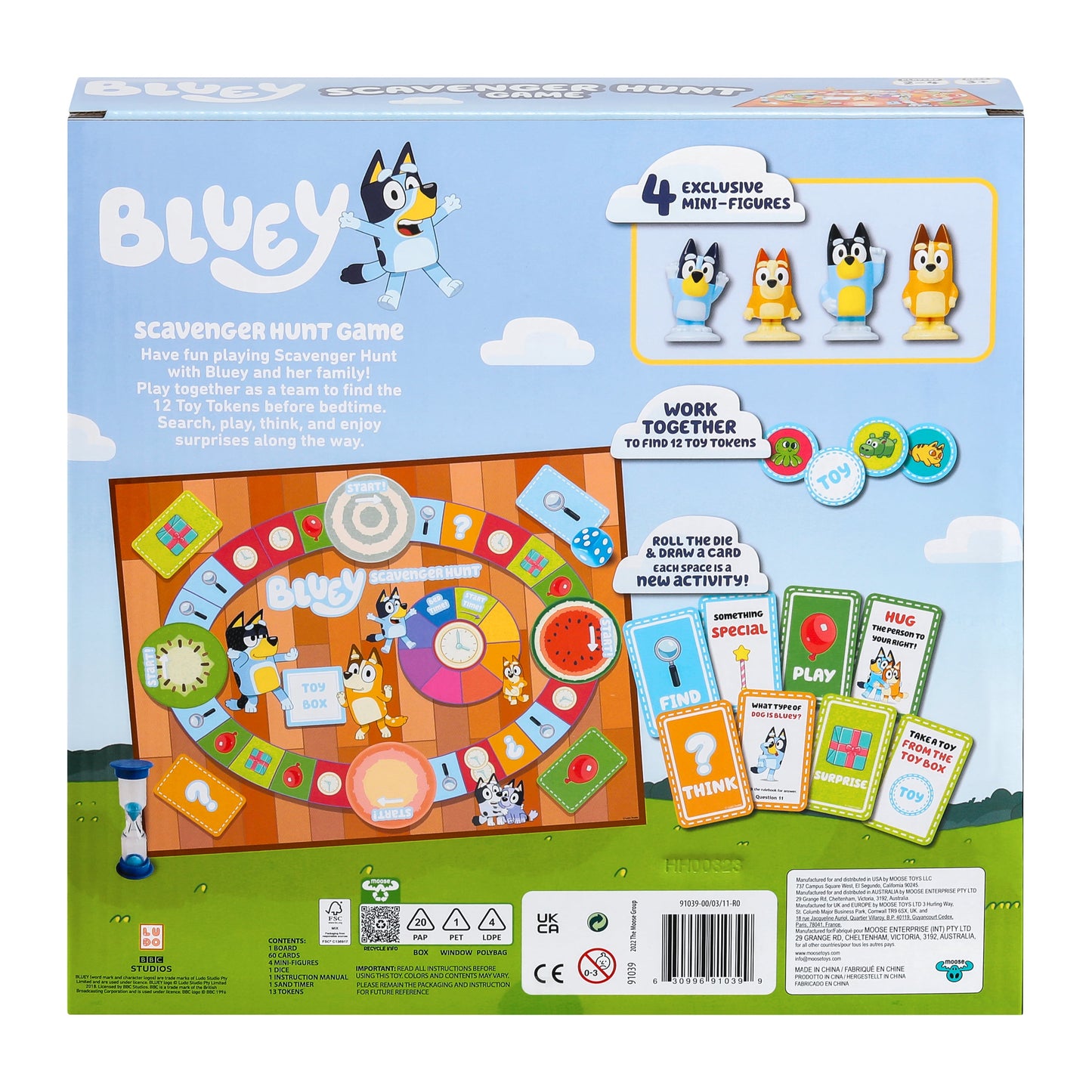 Scavenger Hunt Game, a Fun Board Game Full of Fun Activities, Ages 3+