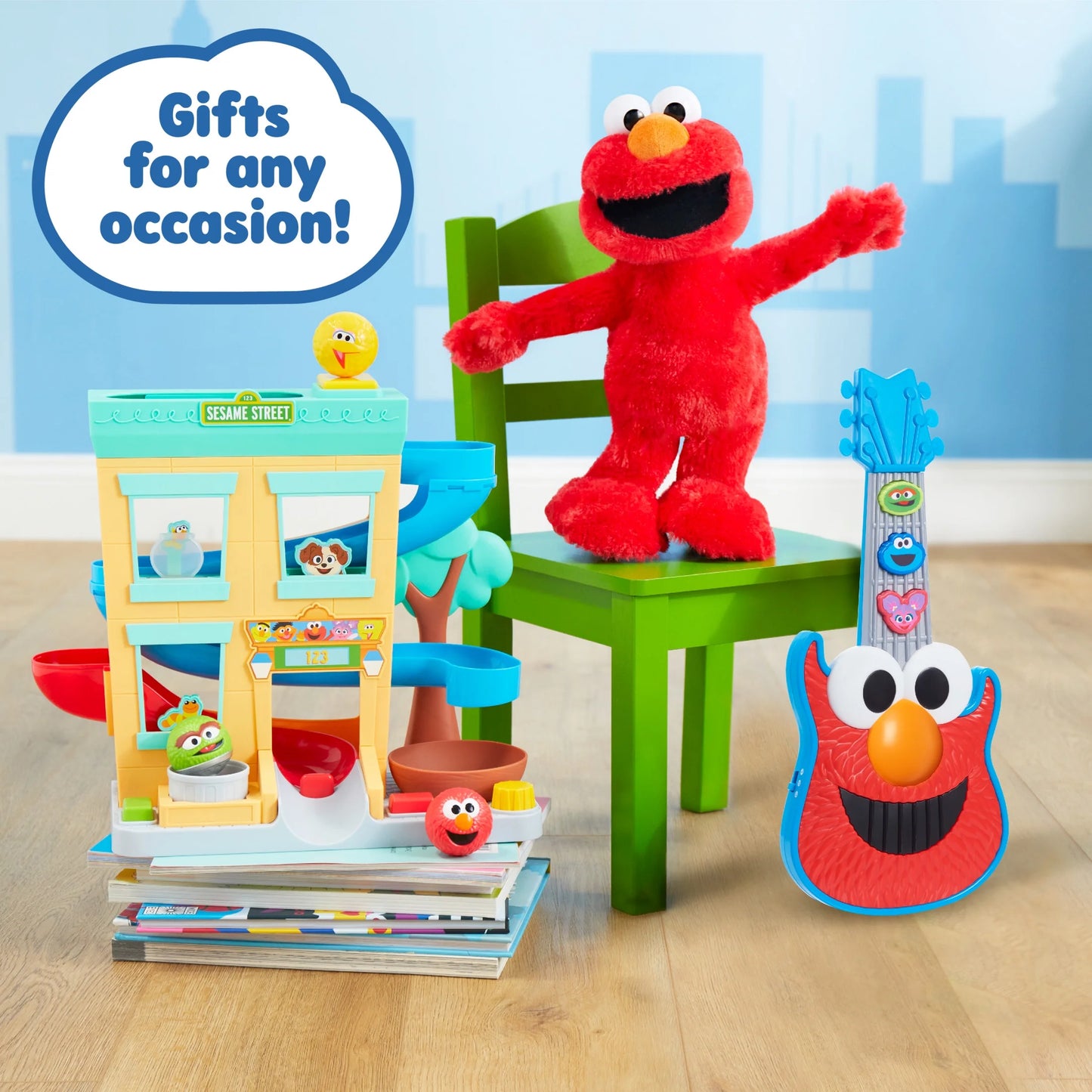 Have a Sesame Day 7-Piece Bag Set, Dress up and Pretend Play, Kids Toys for Ages 2 Up