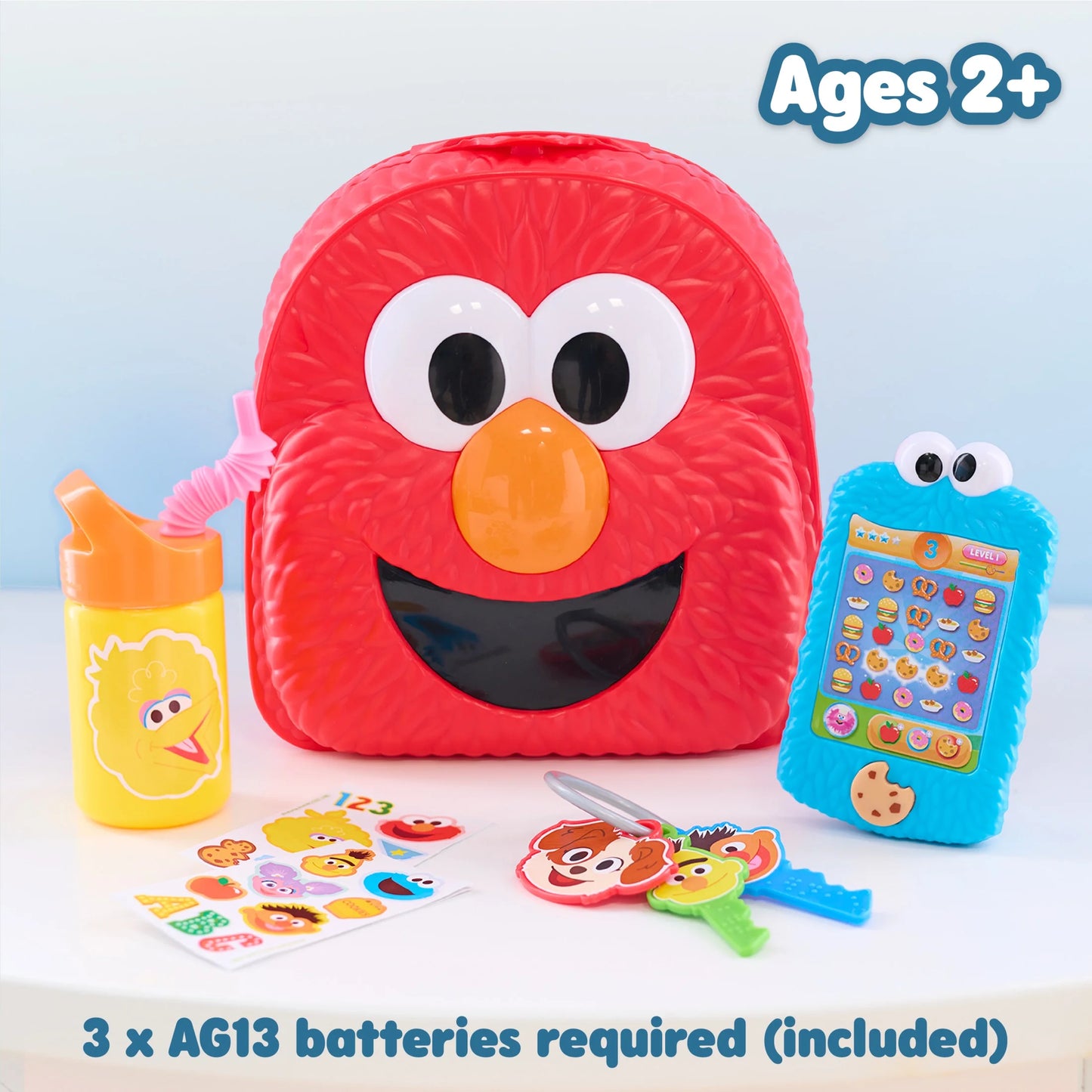 Have a Sesame Day 7-Piece Bag Set, Dress up and Pretend Play, Kids Toys for Ages 2 Up