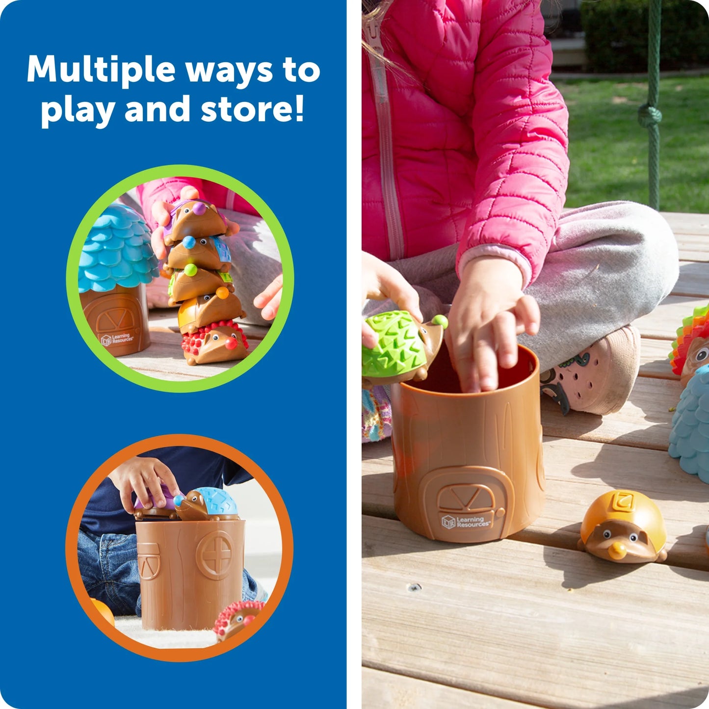 Spike the Fine Motor Hedgehog Sensory Tree House - Preschool Learning Toys for Boys and Girls Ages 18+ Months