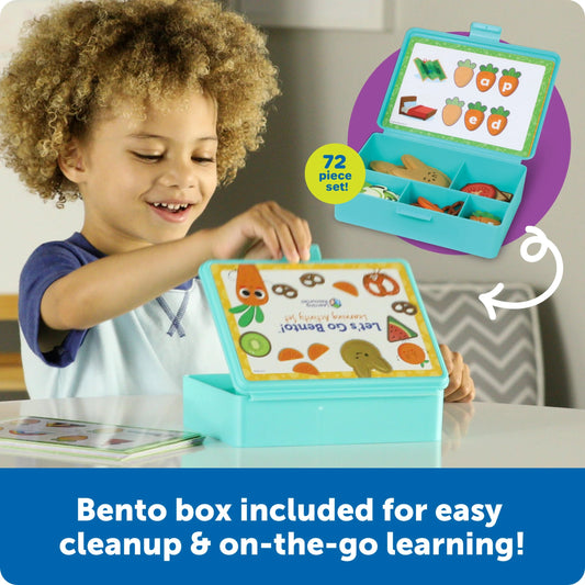 Let'S Go Bento! Learning Activity Set, 78 Pieces, Ages 3+, Preschool Learning Activities, Toddler Toys, Learning & Education Toys, Feelings and Emotios, Fine Motor Skills