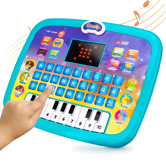 12 24 36 Months Old Toys Kids Birthday Gift Learning Computer Toy for 2 3 4 Year Old Boys Girls Educational Tablet for Toddler Age 2-5 Preschool Alphabet Math Learning Toys for 2 3 Year Old
