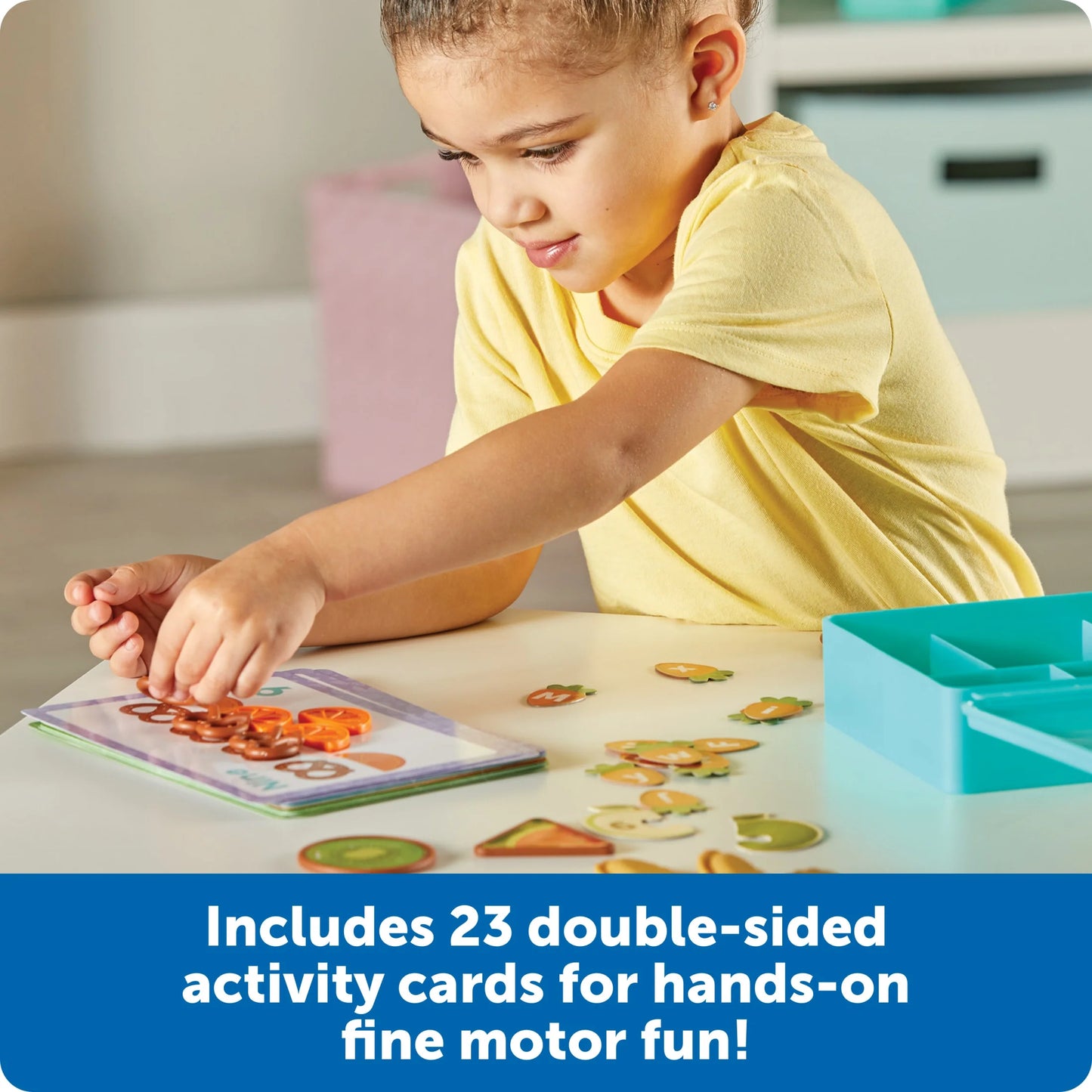 Let'S Go Bento! Learning Activity Set, 78 Pieces, Ages 3+, Preschool Learning Activities, Toddler Toys, Learning & Education Toys, Feelings and Emotios, Fine Motor Skills
