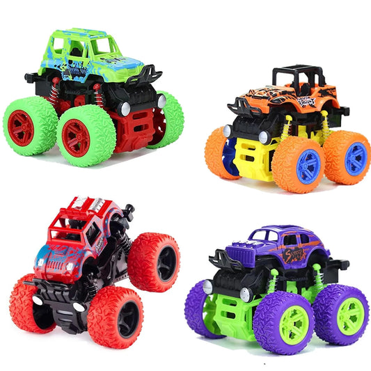 Friction Powered Monster Car Toddler Toys, Little Baby Gift for Kids 1-5 Years, Birthday Christmas Party Gifts for Boys Girls Age 2+