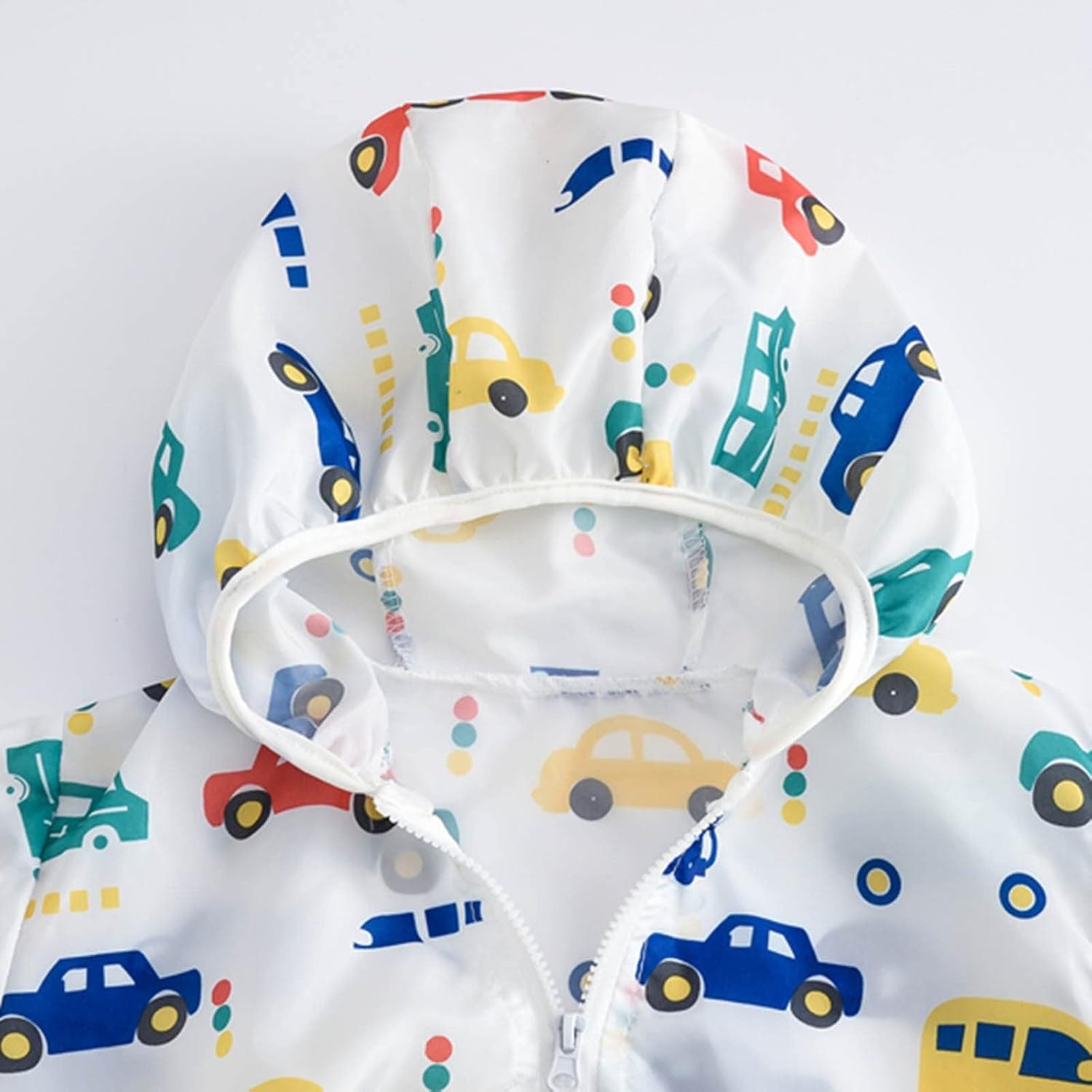 Toddler Boys Girls Sunscreen Jackets Printing Cartoon Hooded Outerwear Zipper Coats Snow Jackets for (Yellow, 3 Years)