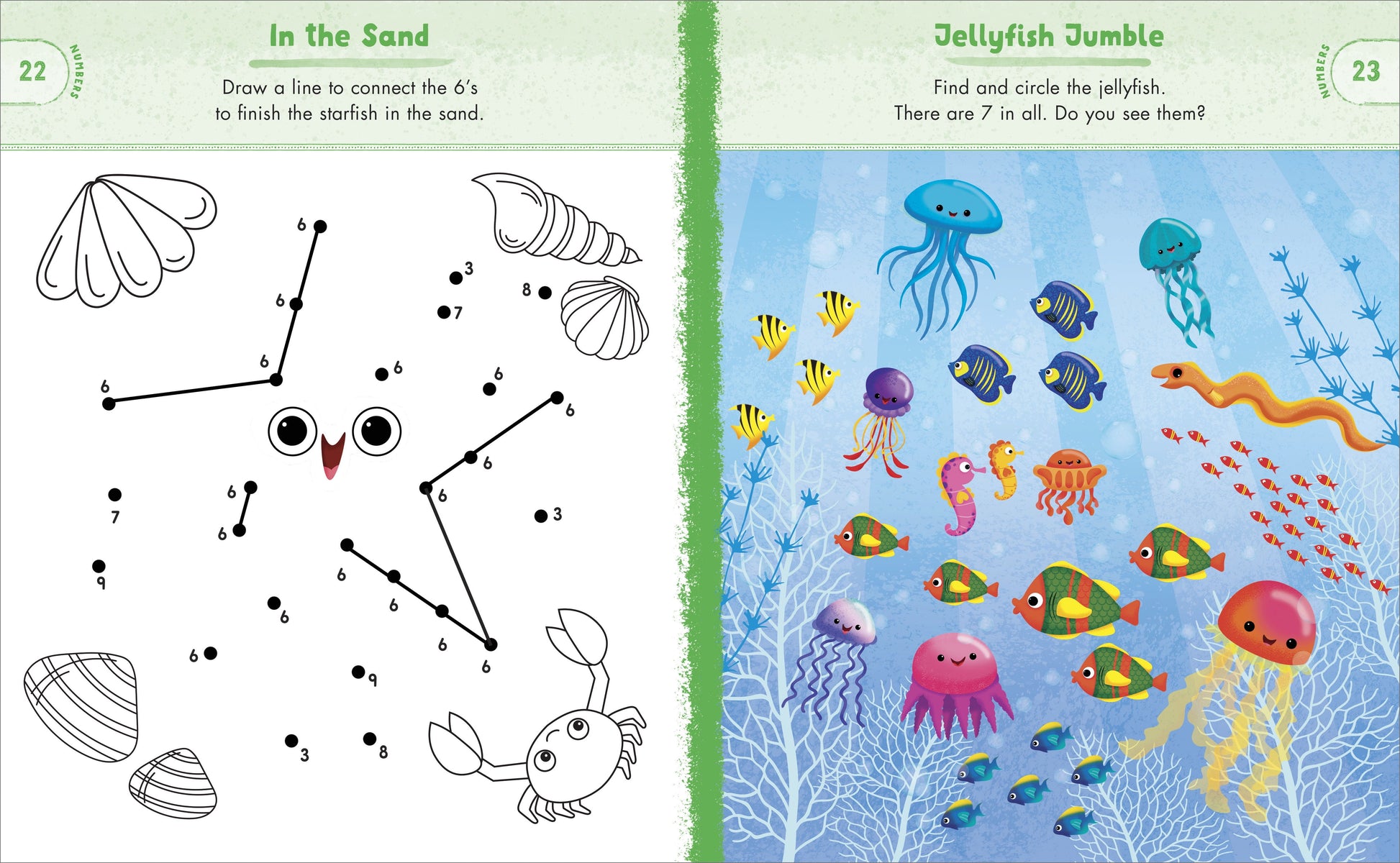 School Skills Activity Books: Ocean Animals Preschool Activity Book : 75 Games to Learn Letters, Numbers, Colors, and Shapes (Paperback)