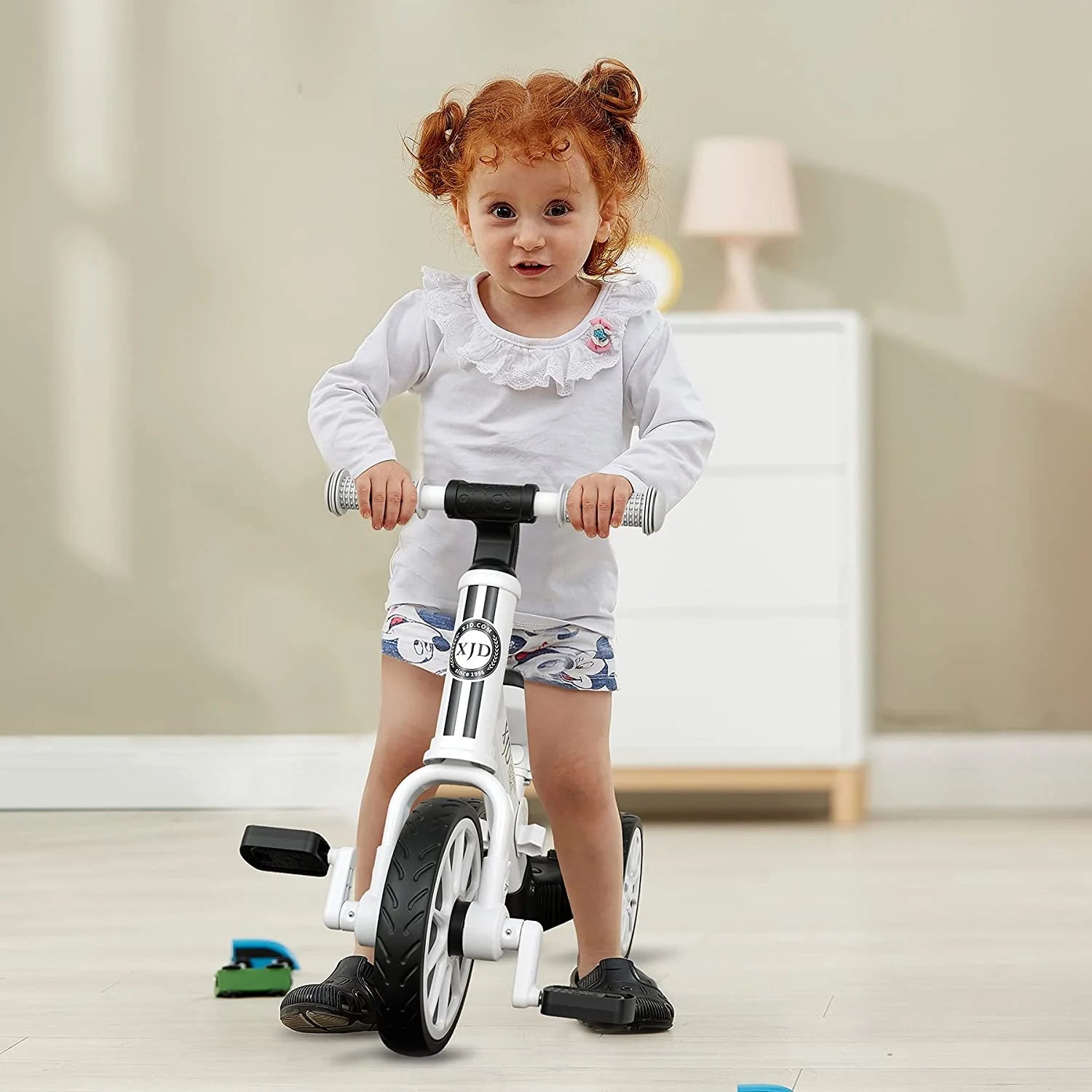 5-In-1 Toddler Bike for 1-4 Years Old Boys Girls Tricycles for Toddlers Kids Trikes for Balance Training Baby Bike Infant Trike