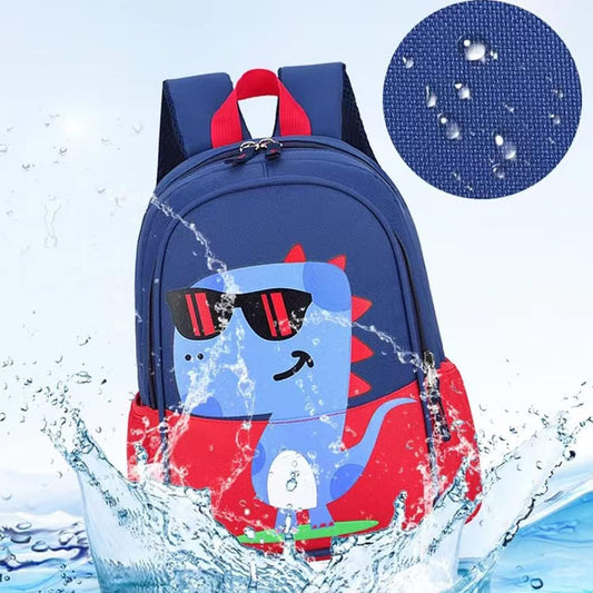 Kids Toddler Preschool Travel Backpack Cool Cute Cartoon Waterproof Daypack (Dinosaur Red)
