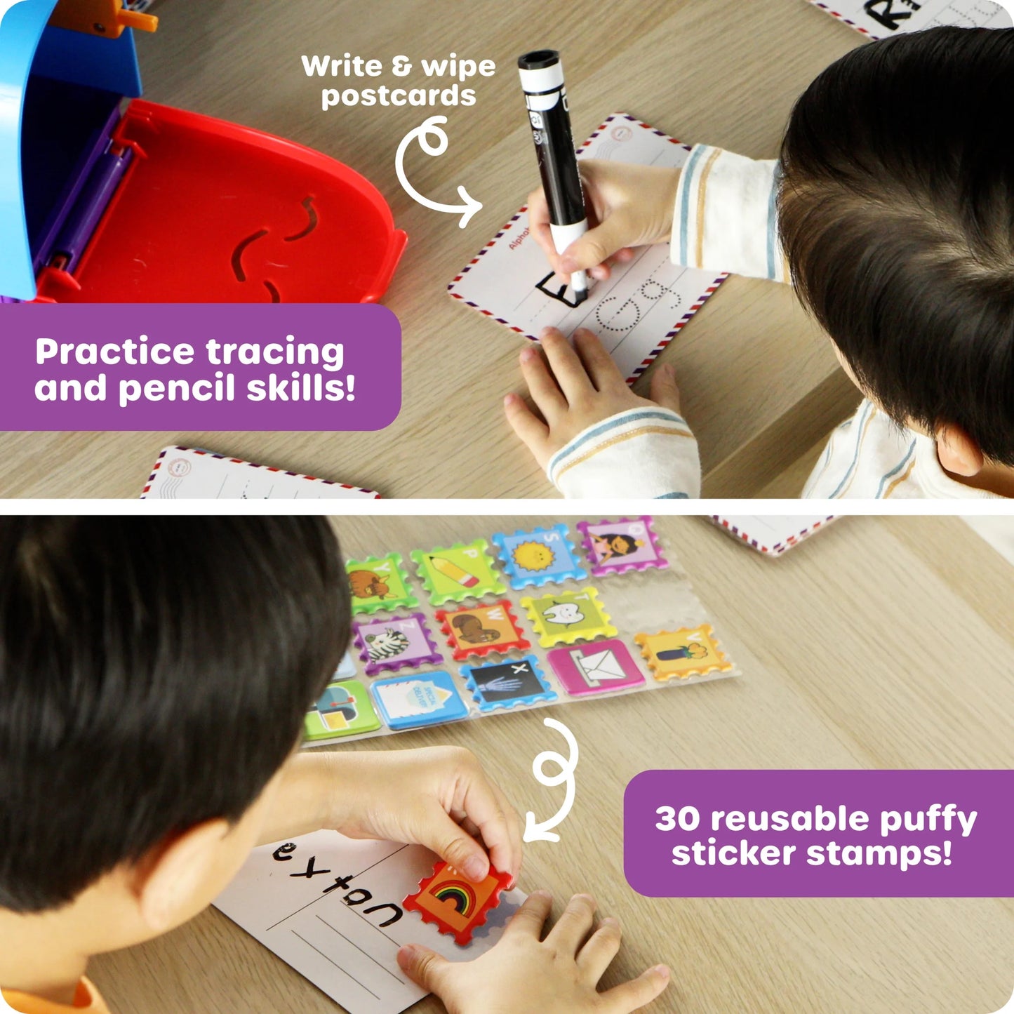 Alphabet Learning Mailbox, Preschool Learning Toys, Ages 4