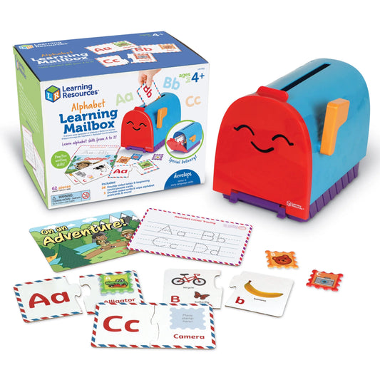 Alphabet Learning Mailbox, Preschool Learning Toys, Ages 4