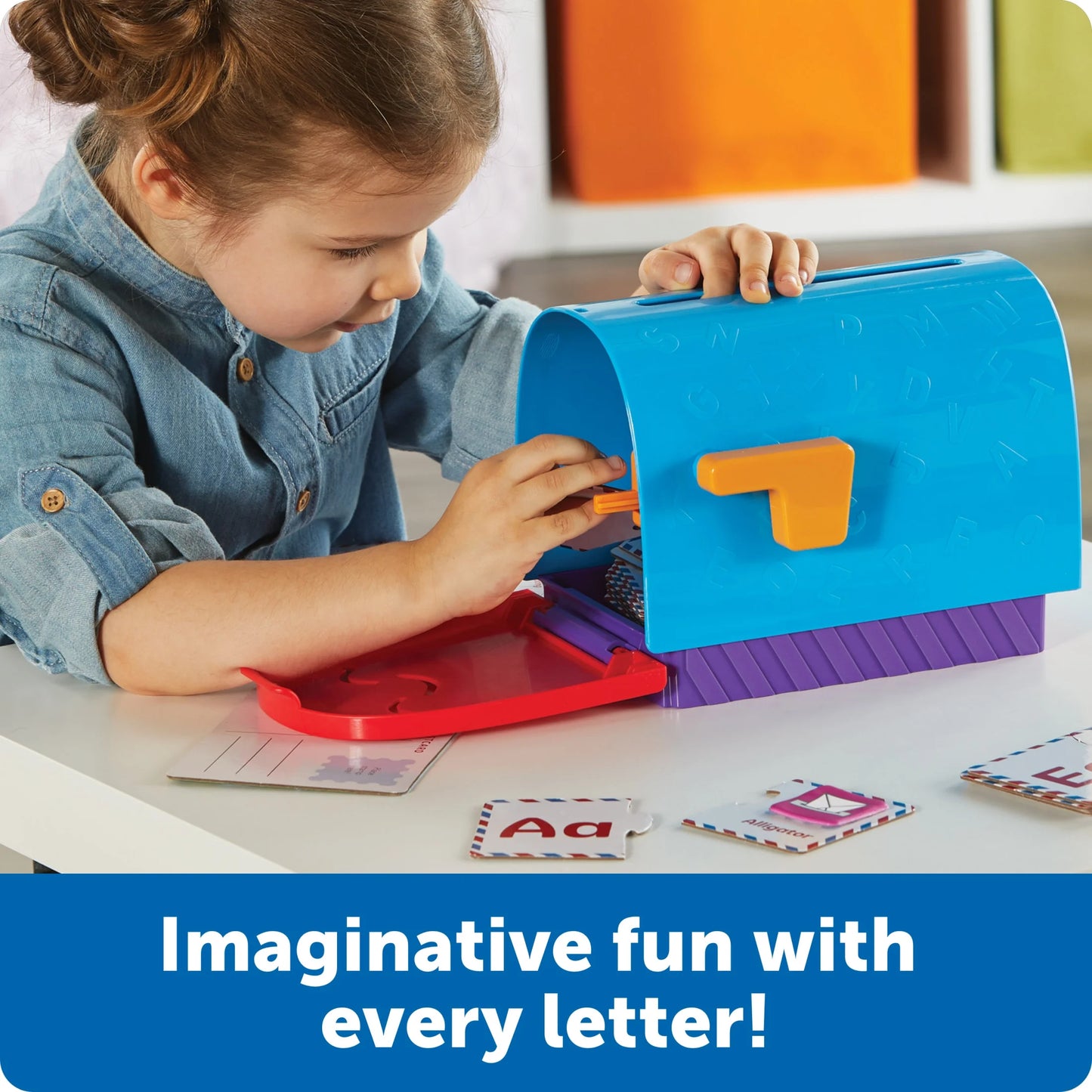 Alphabet Learning Mailbox, Preschool Learning Toys, Ages 4