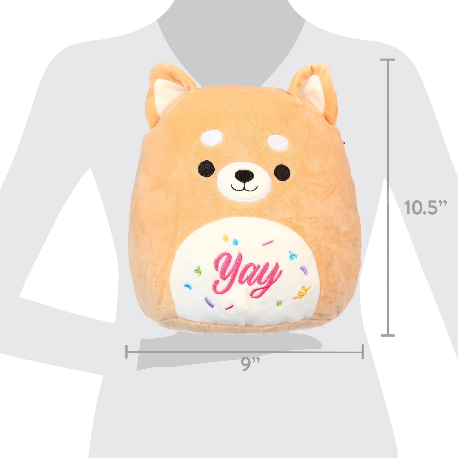 Official Plush 10 Inch Angie the Brown Celebration Dog Child'S Ultra Soft Plush Toy