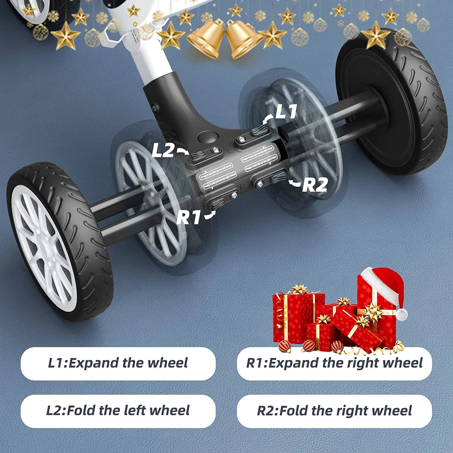 5-In-1 Toddler Bike for 1-4 Years Old Boys Girls Tricycles for Toddlers Kids Trikes for Balance Training Baby Bike Infant Trike