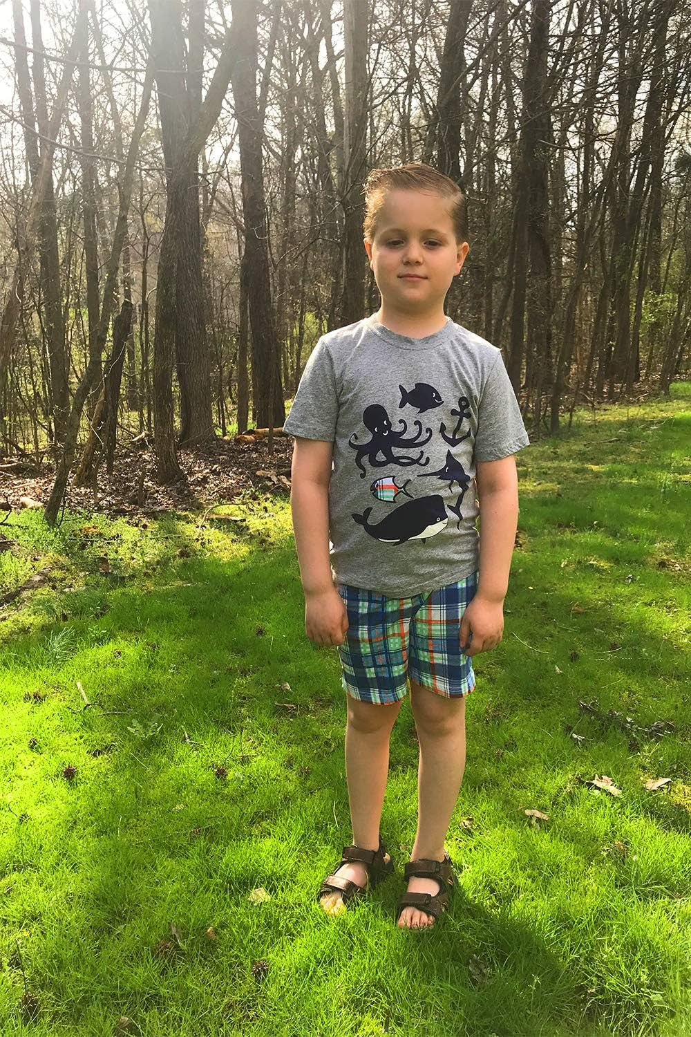 Toddler Boy'S Short Sleeve T-Shirt and Short Outfit Set 2-7T