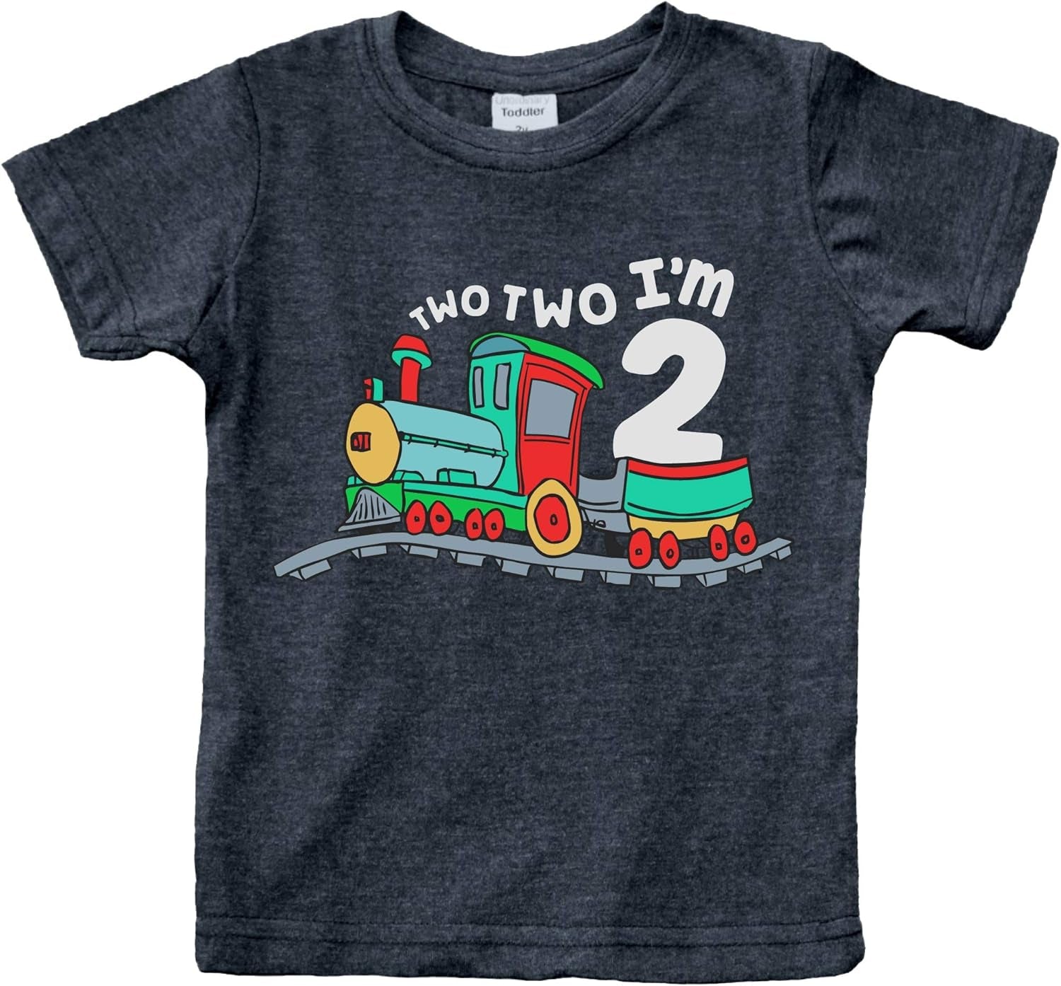 2Nd Birthday Shirt Boy Chugga Chugga Two Two Train Im 2 Years Old Second Birthday Tshirt
