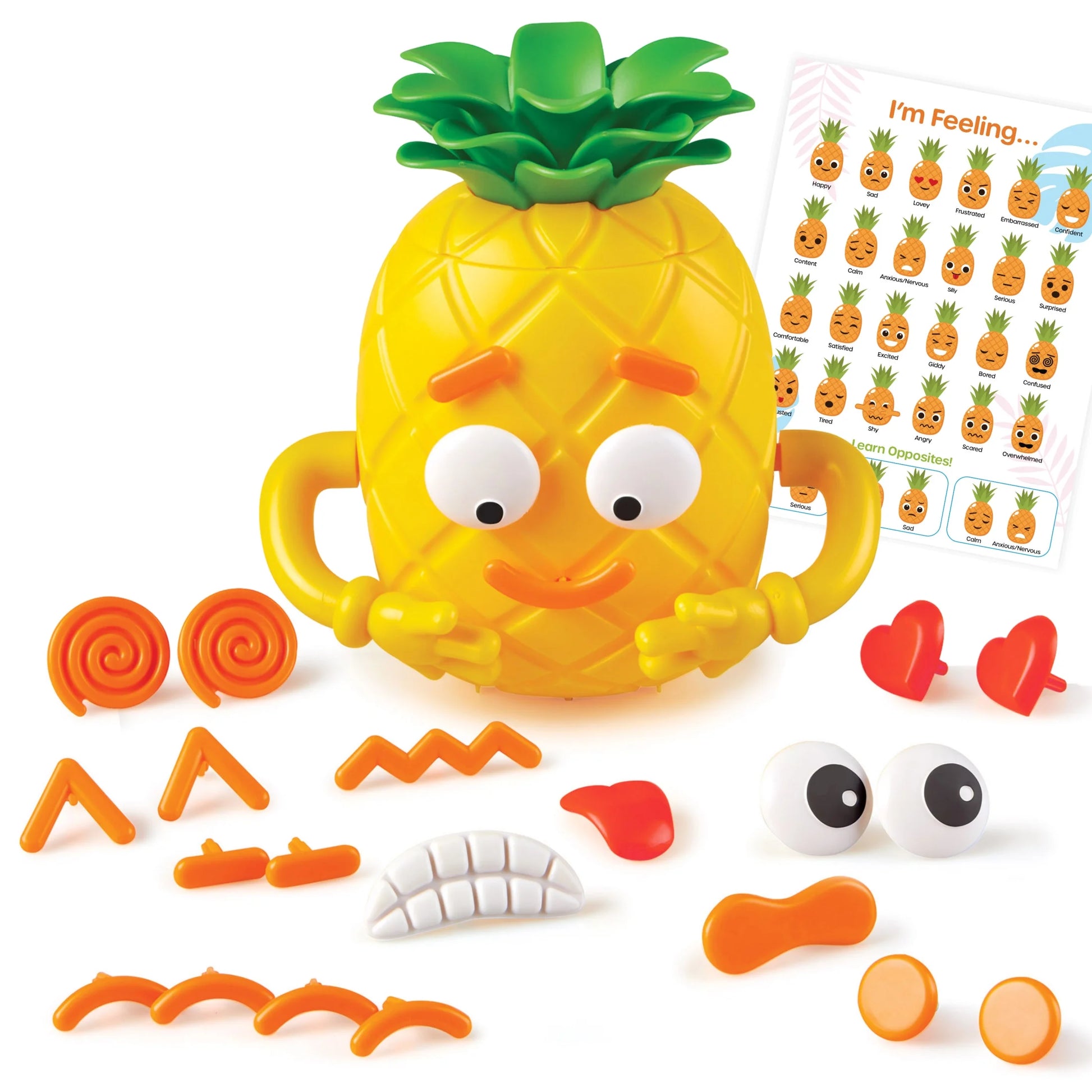 Big Feelings Pineapple Social Emotional Toy Creative Play Ages 3 and Up