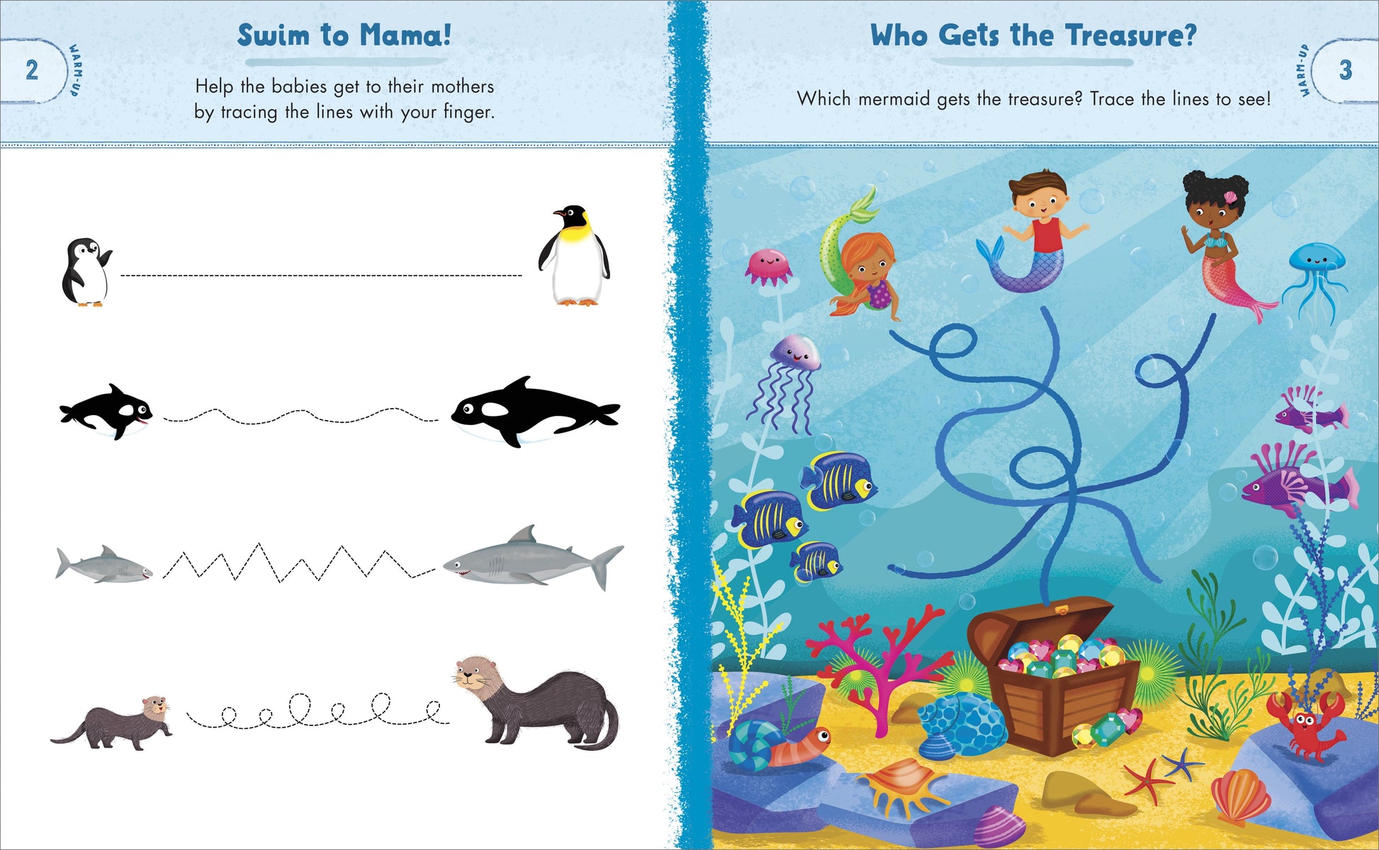 School Skills Activity Books: Ocean Animals Preschool Activity Book : 75 Games to Learn Letters, Numbers, Colors, and Shapes (Paperback)