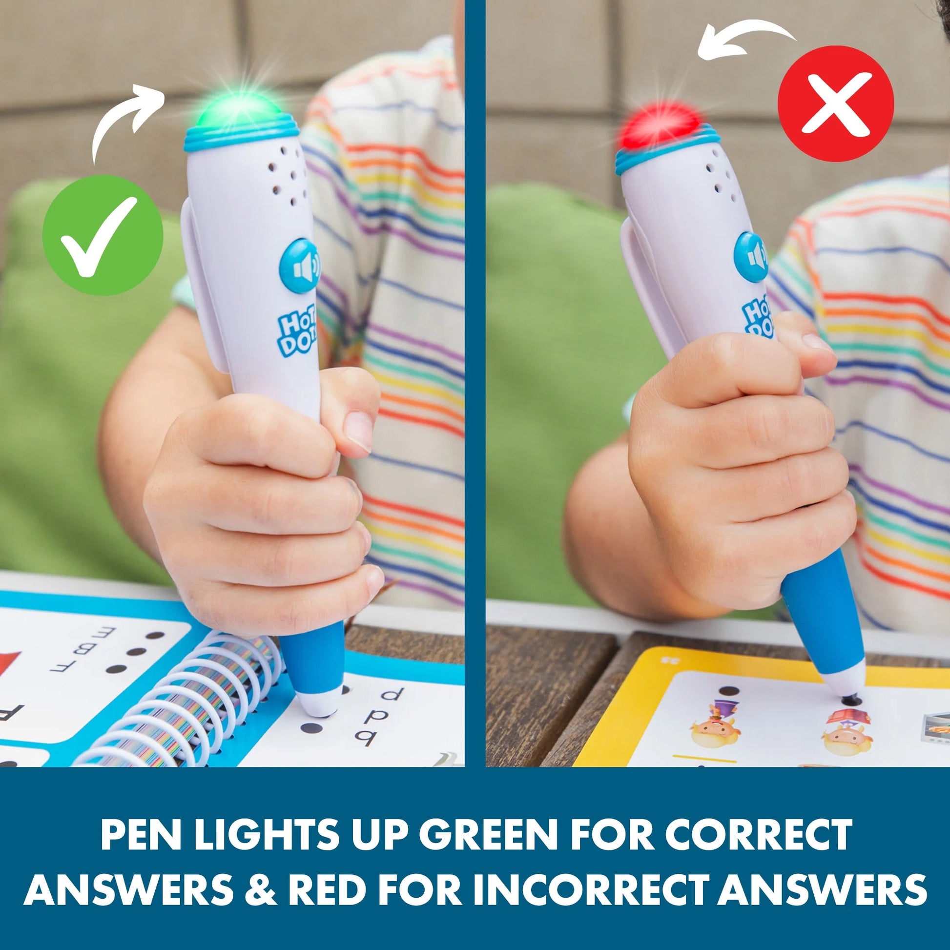 Hot Dots Preschool Essentials: Reading & Math Workbook, Ages 4+