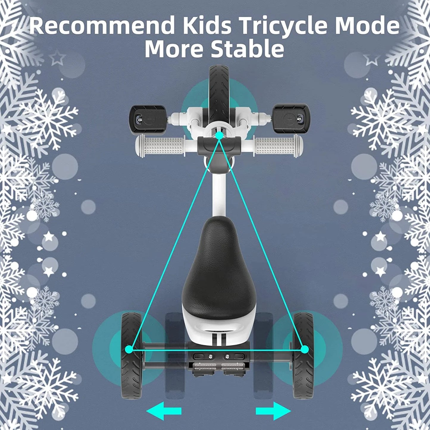5-In-1 Toddler Bike for 1-4 Years Old Boys Girls Tricycles for Toddlers Kids Trikes for Balance Training Baby Bike Infant Trike