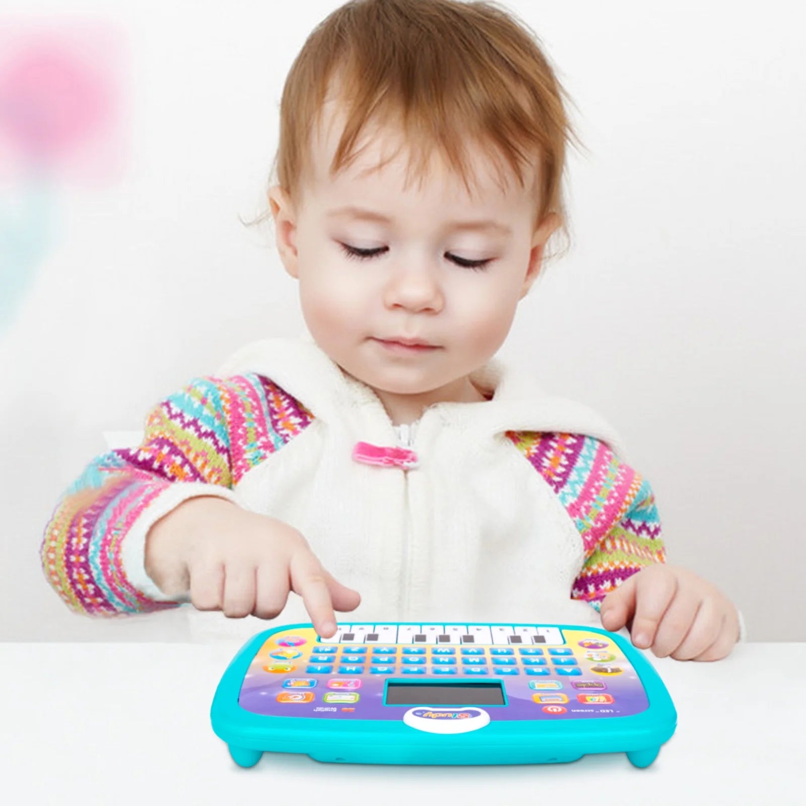 12 24 36 Months Old Toys Kids Birthday Gift Learning Computer Toy for 2 3 4 Year Old Boys Girls Educational Tablet for Toddler Age 2-5 Preschool Alphabet Math Learning Toys for 2 3 Year Old