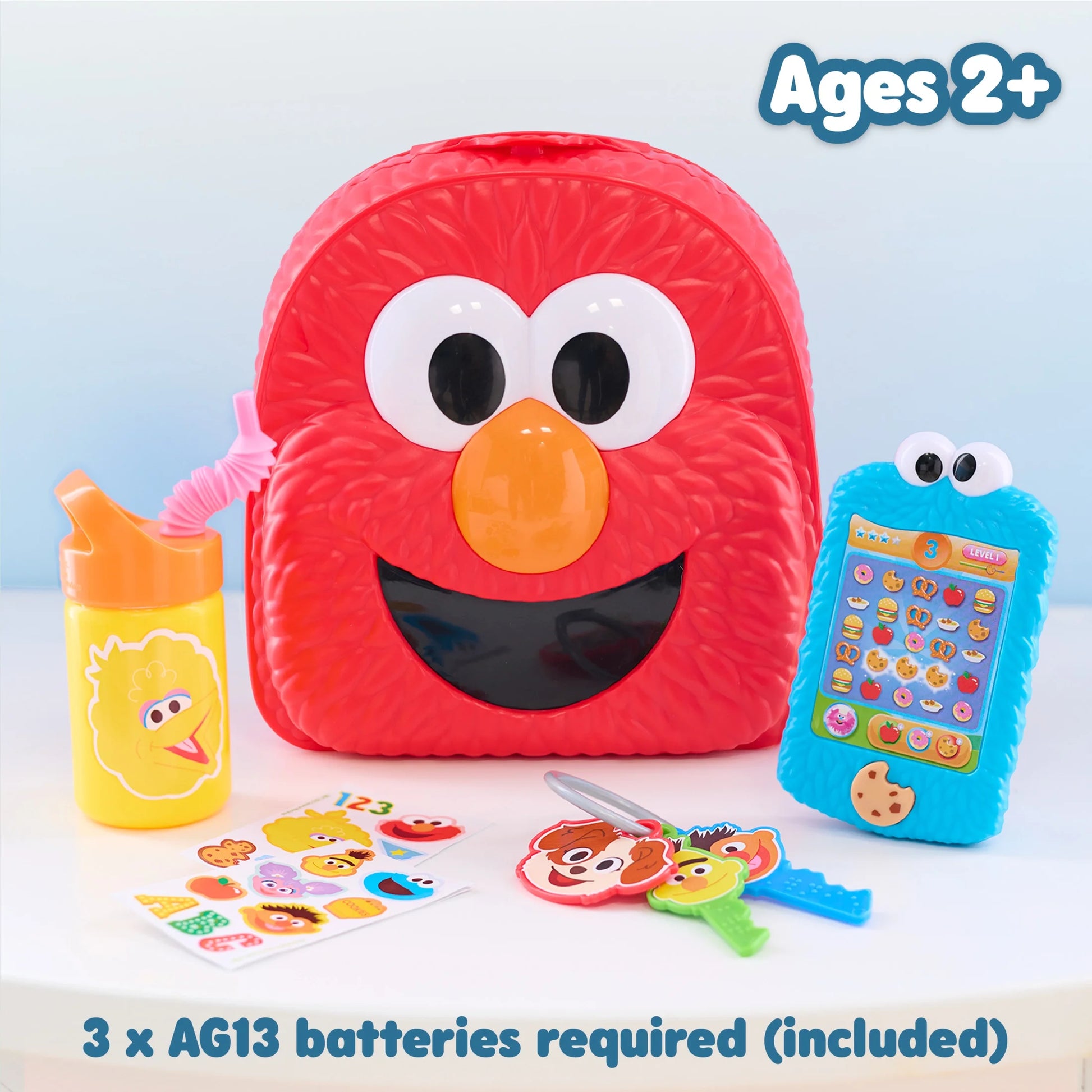Have a Sesame Day 7-Piece Bag Set, Dress up and Pretend Play, Kids Toys for Ages 2 Up