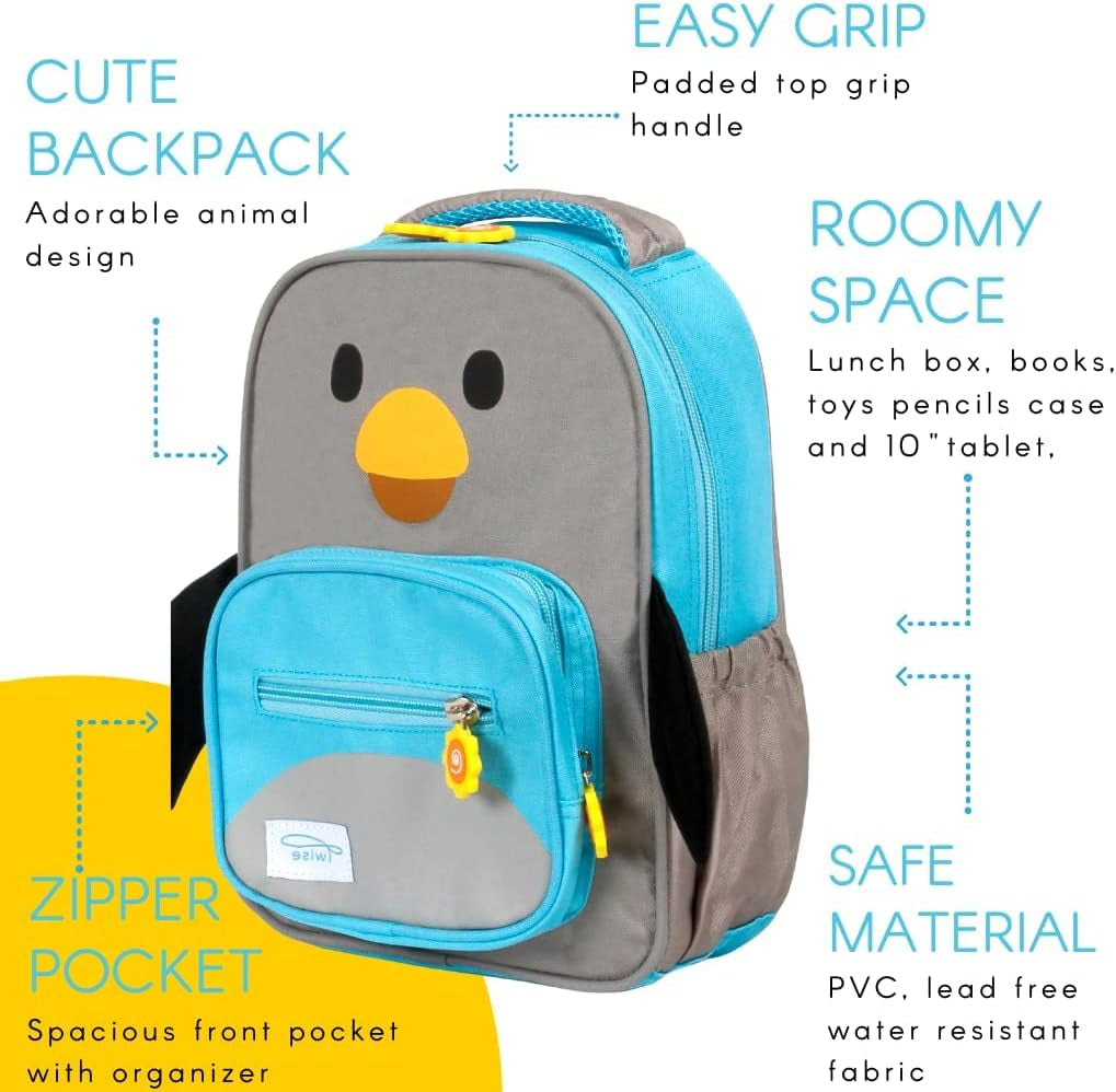SIDE-KICK PRESCHOOL BACKPACK for KIDS and TODDLERS (PENGUIN)