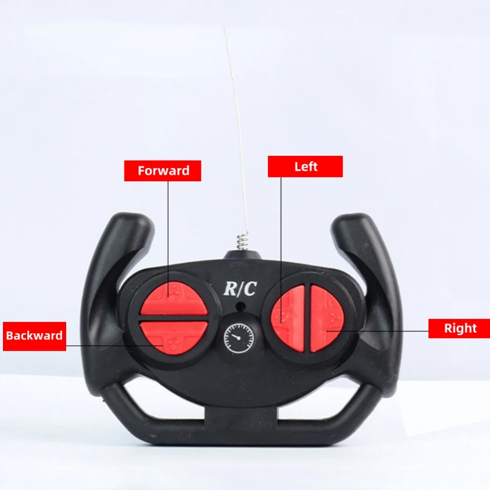 Remote Control Cars Die-Cast Toy Cars , Off-Road Truck with LED Lights, RC Toy Race Car Gifts, Red