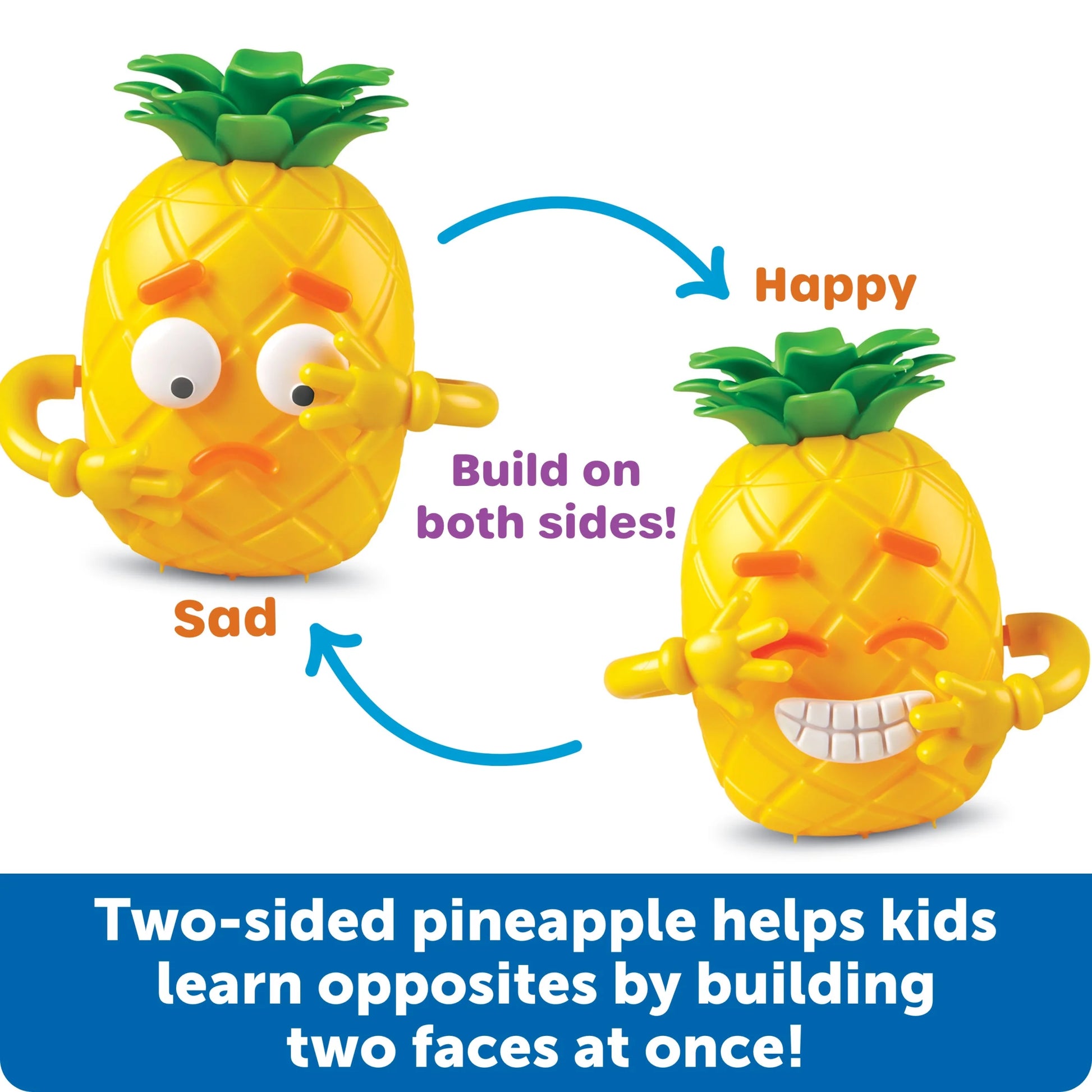 Big Feelings Pineapple Social Emotional Toy Creative Play Ages 3 and Up