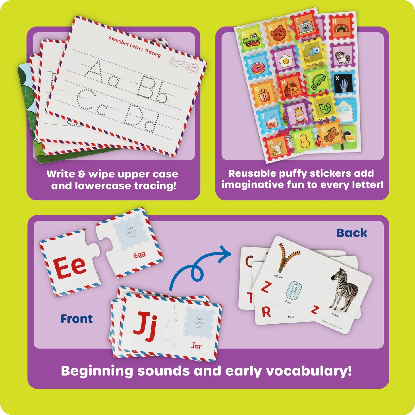 Alphabet Learning Mailbox, Preschool Learning Toys, Ages 4