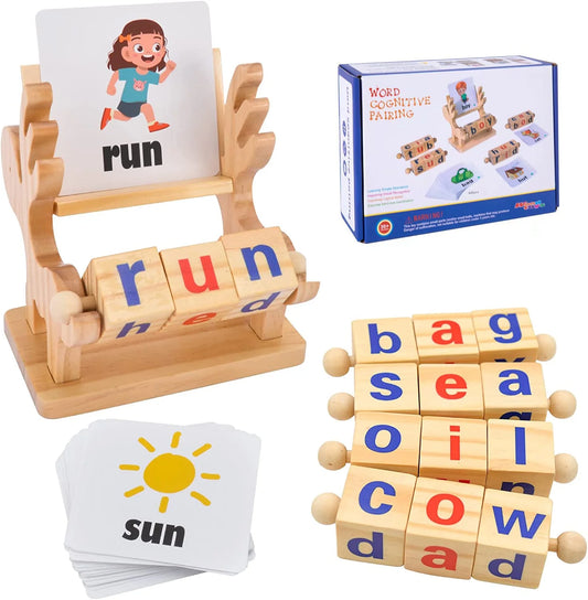 Educational Toys for Toddlers 3 4 5 Years Old, Sight Words Montessori Alphabet Learning Toys for Preschool Boys Girls